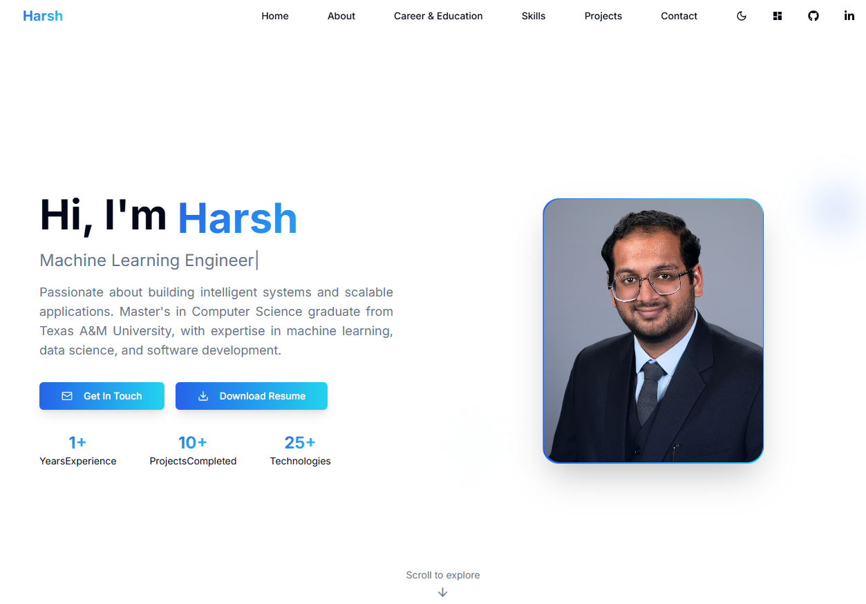Harsh Shah - ML Engineer & Software Engineer | Available for Opportunities